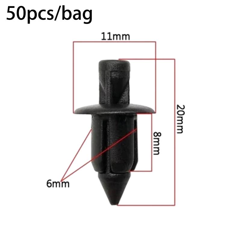 300pcs Retainer Clips/NMAX AEROX Clips/Plastic Rivets Car Clips Rivet/Car Plastic Screw Bumper Clip Fender/Auto Body Fastener