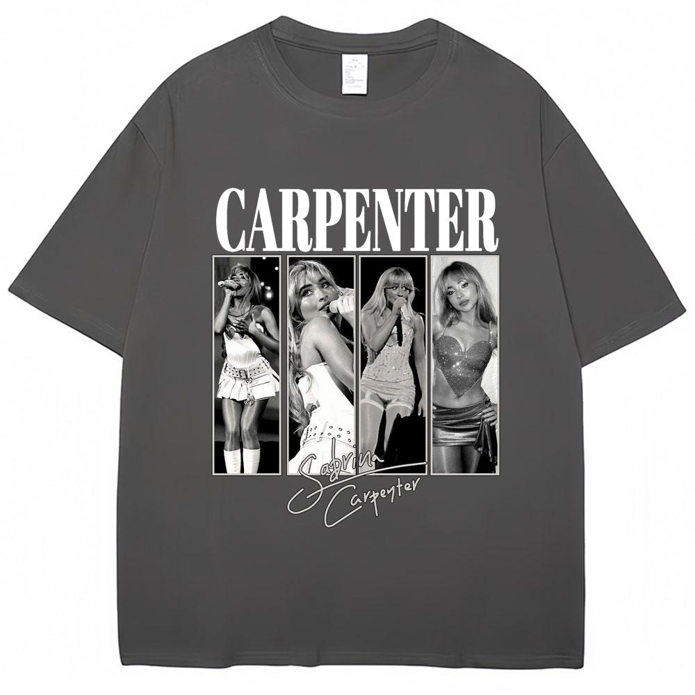 Vintage Style Sabrina Carpenter T Shirt Emails Tour Fashion Hip Hop Cotton Oversized Short Sleeve Men Women T Shirts Streetwear