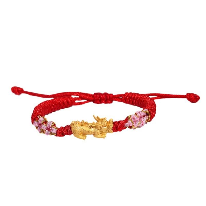 

Fashionable Braided Hand Rope Bracelet with Dragon Charm for Men and Women Gifts for New Year and Anniversary 1