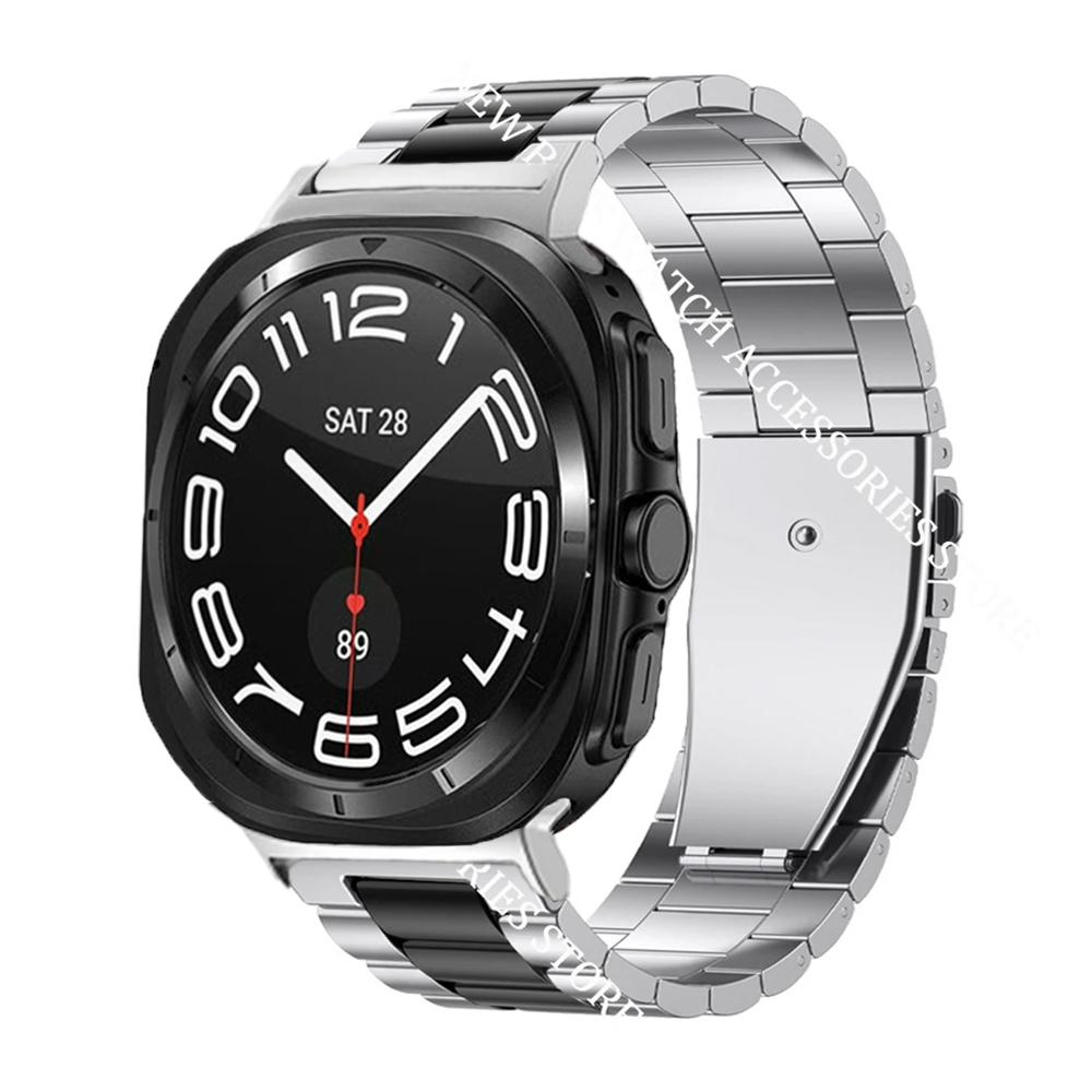 Stainless Steel Band For Samsung Galaxy Watch Ultra 47mm LET No Gaps Strap For SAMSUNG Galaxy ULTRA 47MM Luxury Bracelet Correa