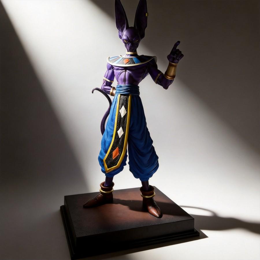Dragon Ball Beerus God of Destruction Anime Figure 53cm JT Large Size Collection Model Desktop Decoration Ornament Gift