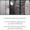 4M Universal Body Side Molding Belt Exterior Protector Roll Black Chrome For Pick Up Truck