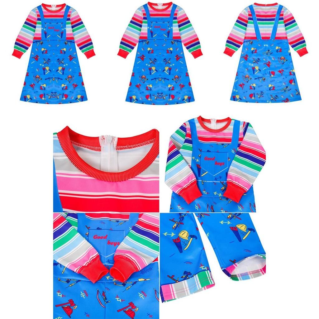 Delightful Child's Play Licensed Chucky Costume With Soft Material Suit