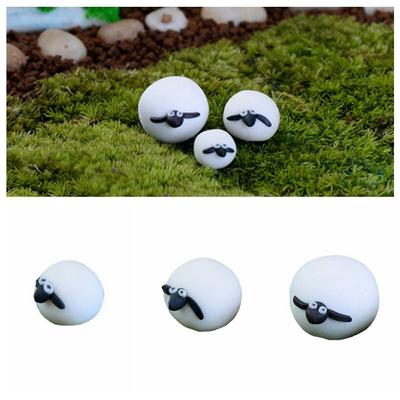 Simulation Sheep Soft Pottery Succulent Landscape Indoor Garden Children Moss Durable DIY Decoration Collection Lover