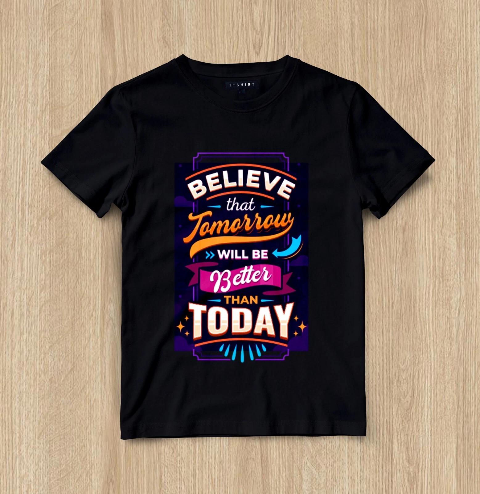 

Custom Hopeful Tomorrow Graphic T-shirt Design Unisex Jersey Short Sleeve Tee 4XL