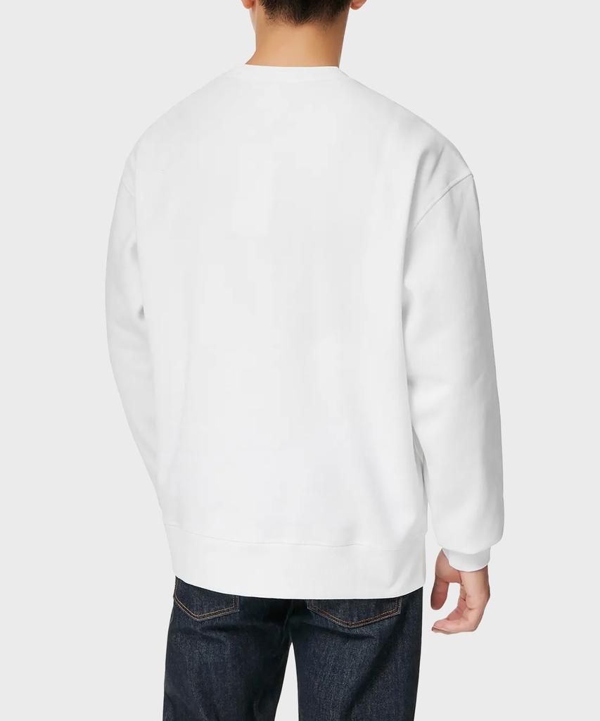 DICKIES Fleece Relaxed Crewneck White