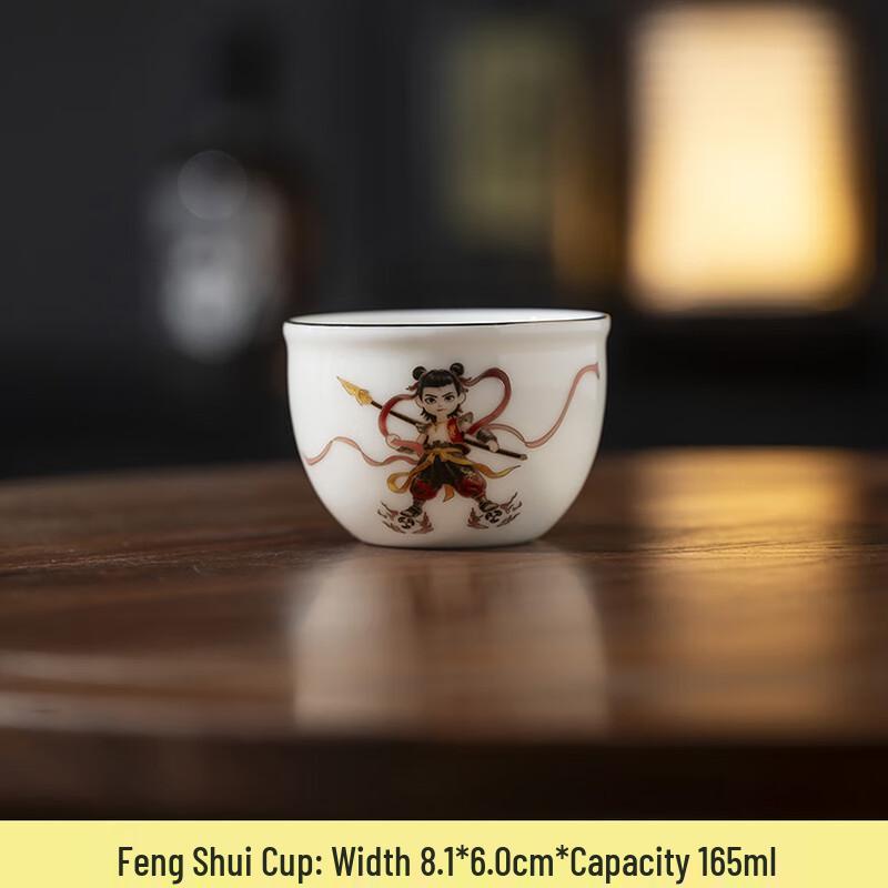 Nezha Jade Porcelain Tea Set