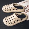 Fashion Hole Slippers Perforated Shoes MenS Shoes Fashionable Versatile Lightweight And Non Slip Sports Beach Sandals Men Women