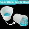 Resin Measuring Cups,Silicone Resin Mixing & Pouring Cups,Reusable for Epoxy,Jewelry Casting Molds,Making Handmade Craft