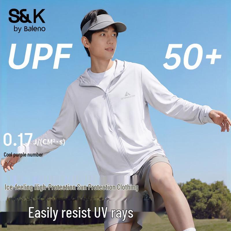 

Baleno Men s S&K Series Hooded Sun Protection Jacket L