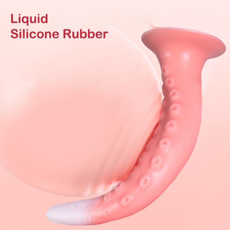 Silicone Octopus Long Anal Butt Plug Monster Dildo Penis Anus Vagina Dilator Tentacle Animal Couple Sex Toys Adults Goods