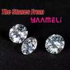 Hot Sale 925 Sterling Silver Color 3 CZ Stone Prong Setting Band Rings for Men Women Wedding Engagement Jewelry