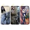 Nightmare Before Christmas PU Leather Long Wallet for Women Zip Around Clutch Purse Makeup Bag Jack Skellington 3pcs