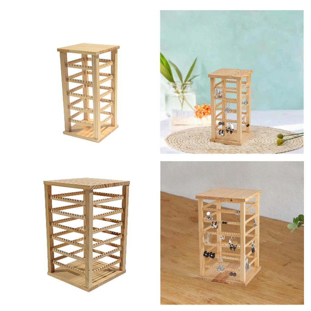 Earring Display Stand with Rotating Feature for Events And Vendors, Holder Keychains
