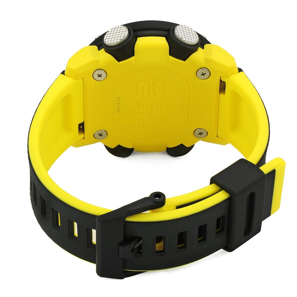 Casio G-SHOCK GA-2000-1A9 Men's Watch with Carbon Core Guard Structure, Yellow [Parallel Import]