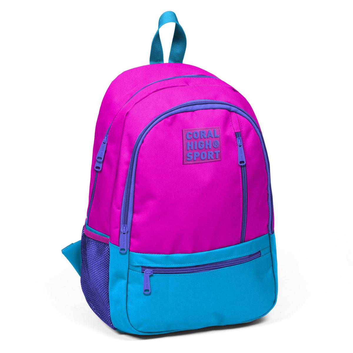 

Coral High Sport Pembe Mavi Üç Bölmeli Sırt Çantası 23461