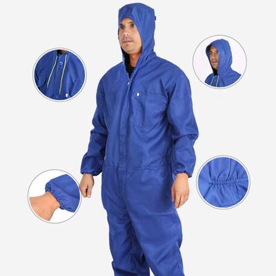 Unisex Arbeitsoverall mit Kapuze, lange Ärmel, aufgesetzte Tasche, Camouflage-Print, Overall in der Taille