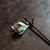 Ceramic Handmade Magnolia Flower Incense Stand Creative Indoor Zen Incense Holder Incense And Tea Ceremony Decoration Gift
