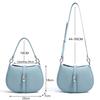 New Women's Genuine Leather Crescent Bag Niche Luxury Design Hand Shoulder Crossbody Bag Fashion Minimalist Classic Commuter Daily Use Bag