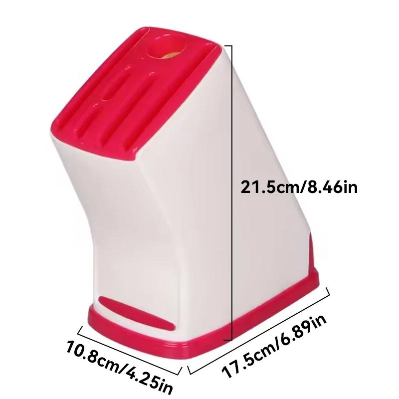 1pc MultiFunction Durable Kitchen Plastic Knife Stand Holder Storage Drainage Cutlery Rack Organizer Kitchen Accessories
