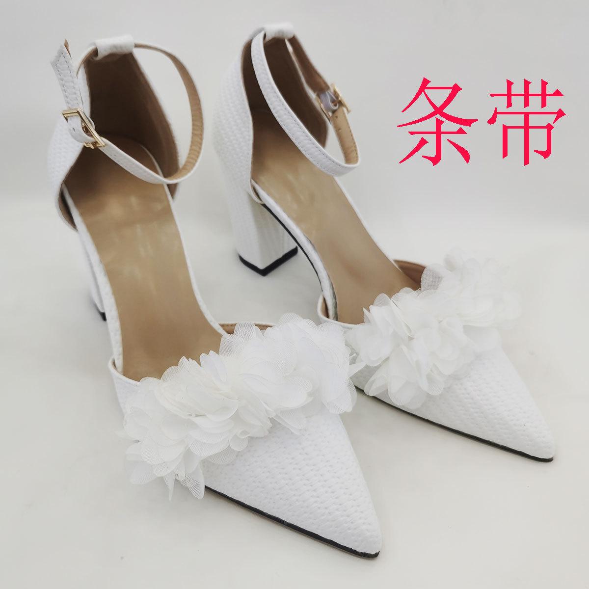

Ladies high heels sandals 2026 summer minimalist pair of high heels pearl chain sandals 41