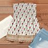 Womens Tops Dressy Casual Sleeveless Blouse Tube Tops For Women,Cute Sexy Off Shoulder Print Sleeveless T-Shirt