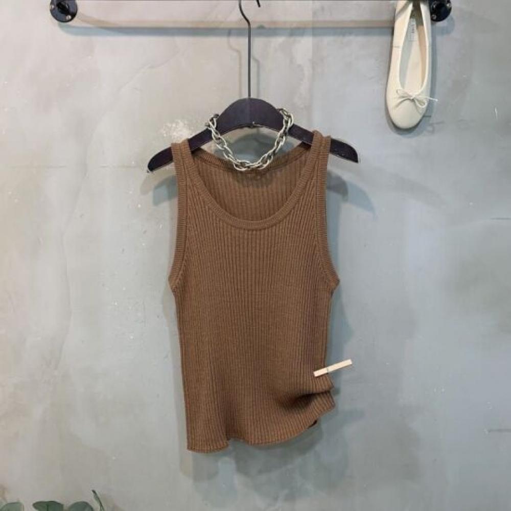 C S In The Room U neCk lInen SleeveleSS Knit 4 ColorS