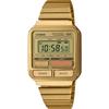 Casio Digital Watch Vintage Series A120WEG-9A Unisex Metal Band Gold (Imported) Gold A120WEG-9A