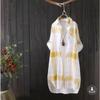 Women's Point Collar Long Sleeve Plaid Blouse Loose Fit Casual Cotton Tunic Shirt Outerwear