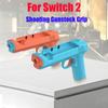 2PCS Shooting Gunstock Grip Game Gun Shape Handgrip for Switch 2 Game Accessories Easy Install Enhance Interaction Experience