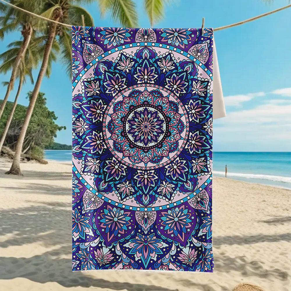 New, Double-sided Velvet Beach Towel, Support Surf Towel, Sports Towel.