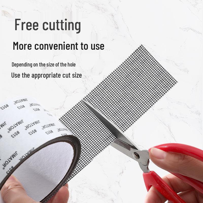 Self-Adhesive High Viscosity Repair Tape for Window Screens - Anti-Mosquito and Anti-Theft Gap Patches