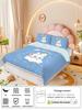 3pcs Cartoon Unicorn Pattern Print Duvet Cover Set, Soft, Comfortable and Breathable, for Bedroom, Hotel, Best Gift for Girls