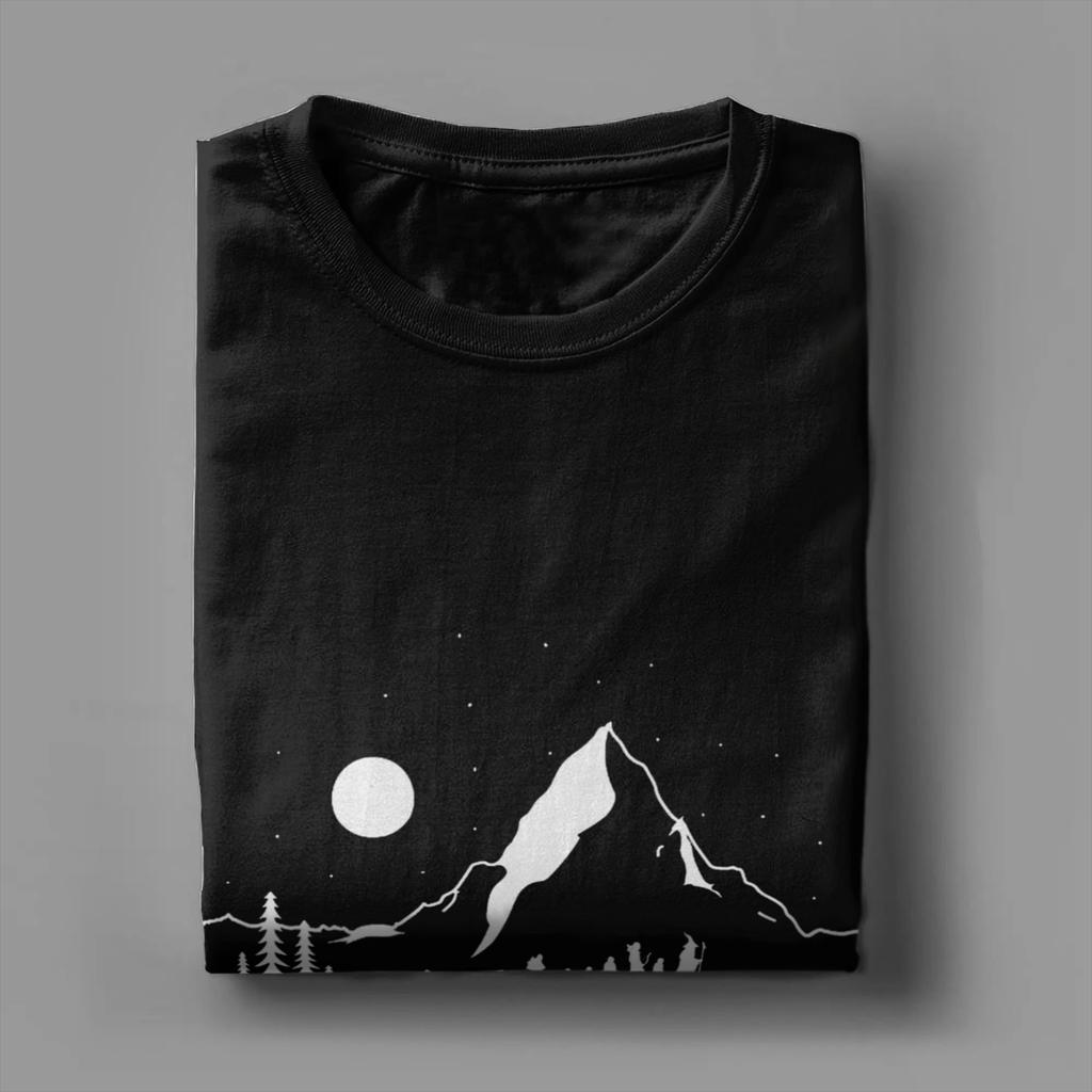 L-Lords Of The R-Rings T Shirt Summer  Hip Hop T-Shirts Male Cotton Crew Neck Oversized Top Tees Short-Sleeved Vintage Tops