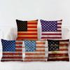 Independence Day Pillowcase Cartoon  Linen Digital Printing Pillowcase