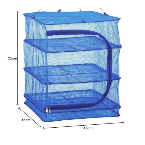Takeda Corporation Multi-Purpose Drying Net, 3 Tiers, 45 X 45cm, BHA3-45 [For Dried Foods, Plums, Shiitake Mushrooms, Potatoes, Persimmons, and More]