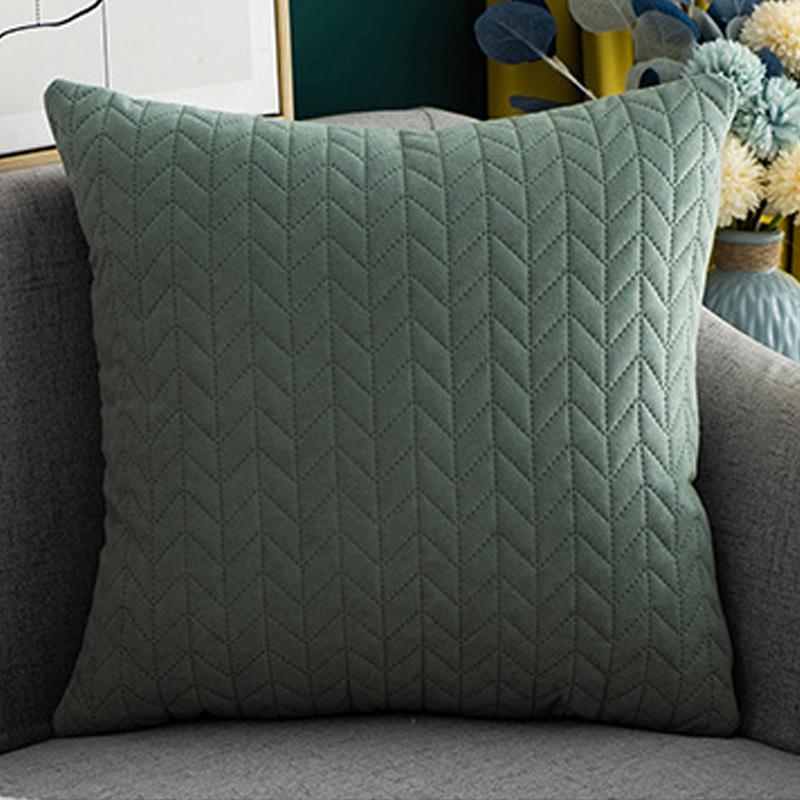 

Новая наволочка Подушка для головы Лисль Вельвет Простая Диван Офис Наволочка Без наполнителя 45 * 45cm