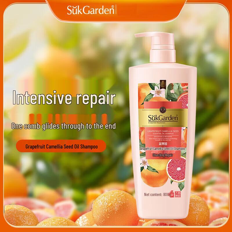 

SukGarden Grapefruit Camellia Seed Essential Oil Shampoo