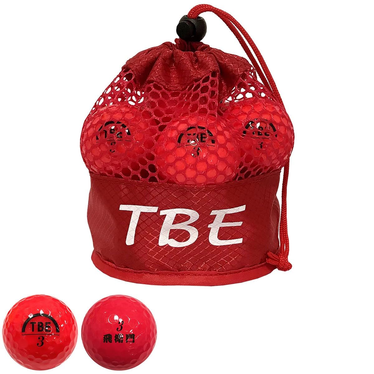 

TOBIEMON Pearl Golf Pearl 3 Dozen Balls, R&A Approved, T-2PR Red, (36 Balls) Set!