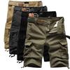 Durable Men's Combat Military Camo Cargo Shorts With Multiple Pockets For Summer