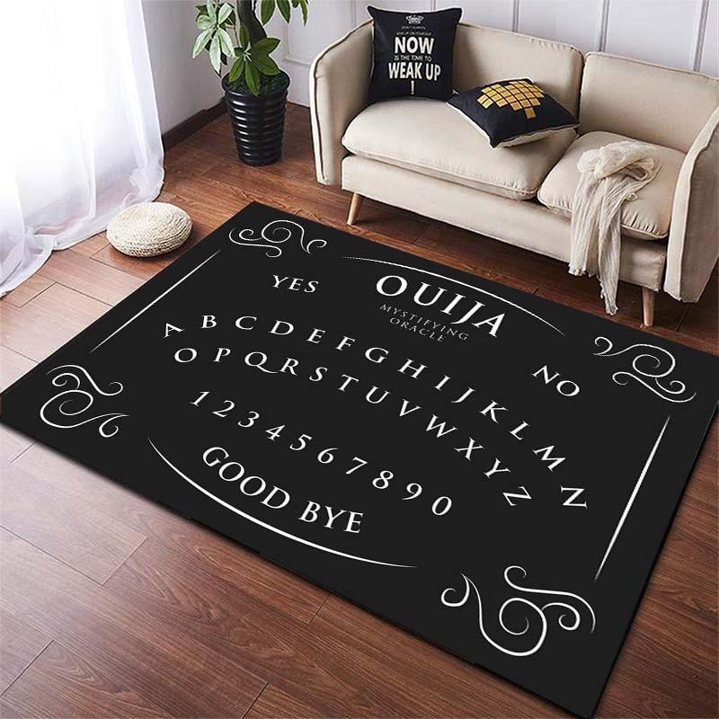 Ouija-Brett, großer Teppich für Wohnzimmer, Teppich, Schlafzimmer, Badematte, weicher Teppich, Heimdekoration