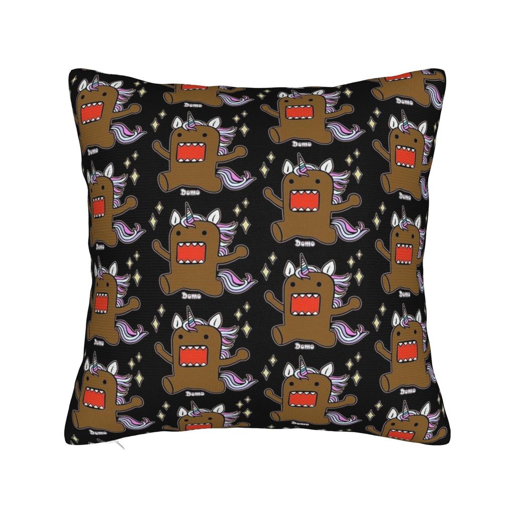 Domo Kun DJ Domo Pillowcase Polyester Cushion Cover Decorative  Pillow Case Cover Home Dropshipping 18'