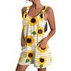 Women's Fashion Floral Print Jumpsuit Casual Jumpsuit Shorts