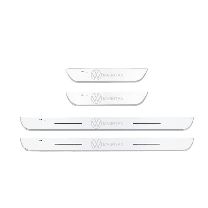 VW GTI GOLF 2026 Hot For VW VOLKSWAGEN Car Scuff Plate LED Welcome Pedal Door Sill Light for VW Volkswagen Passat Tiguan Golf Bo