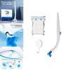 Modern Minimalist Disposable Toilet Brush Set With Cleaning Liquid For Home Bathroom Cleaning Supplies