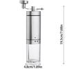 Coffee Bean Grinder Portable Hand Crank Coffee Grinding Machine Lightweight Mill Tool for Kitchen Backyard Party BBQ Camping