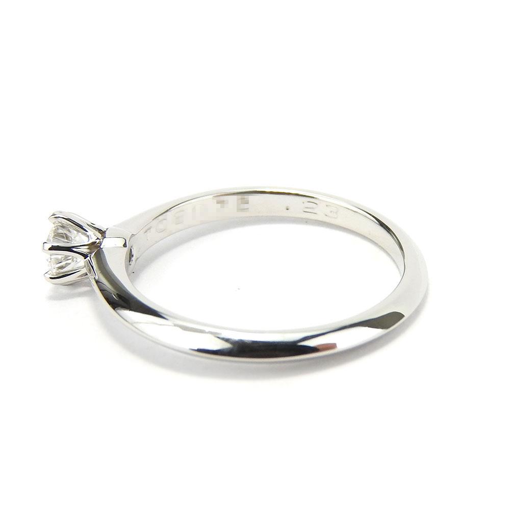 Used TIFFANY&Co. Ring EU#50 Pt950Platinum/diamond 3.2g Platinum Platinum