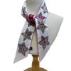 Korean Autumn Tarot Star Floral Women's Versatile Ribbon Tie Silk Scarf Bag Decor.