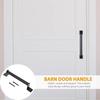 Black Sliding Barn Door Handle Heavy Duty Barn Door Hardware Sturdy Door Pull Handle  Garden Gates