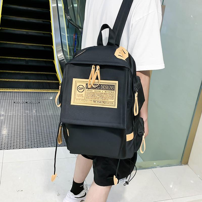 Fashionable Large Capacity College Backpack For Girls And Boys Trendy Ins Style